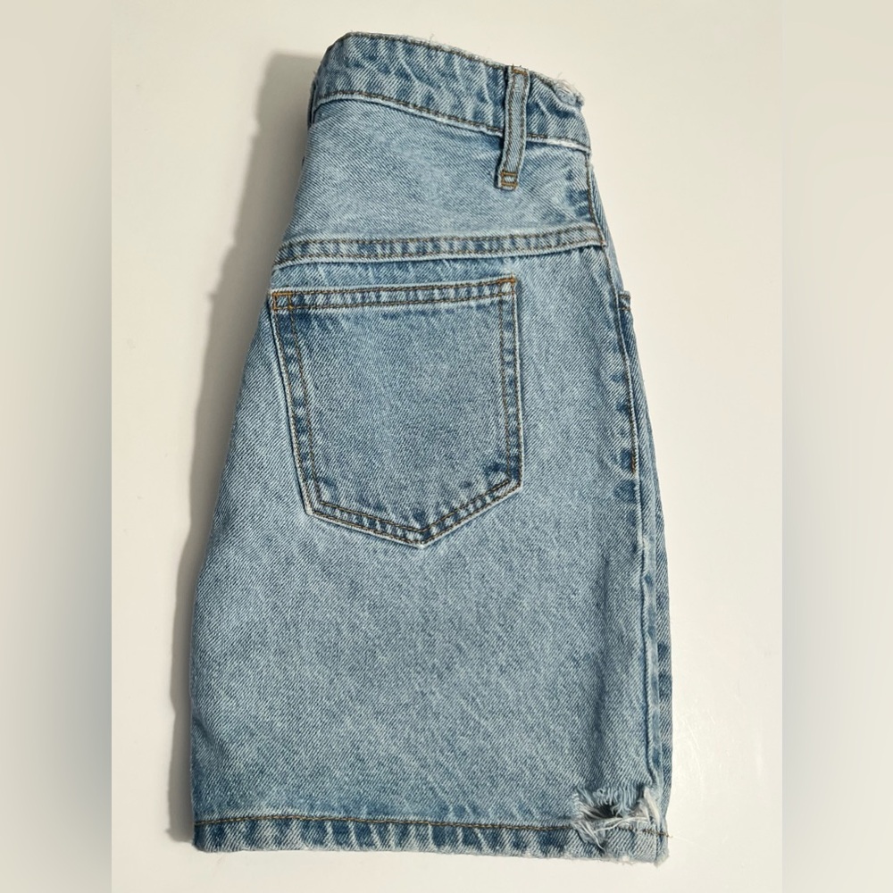 Mini Blue Denim Button-Up Skirt by J Galt - Picture 6 of 7